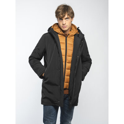 Ανδρικό Μπουφάν PARKA STAFF PHILIP 66-318.048 Μαύρο