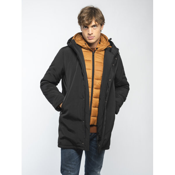 Ανδρικό Μπουφάν PARKA STAFF PHILIP 66-318.048 Μαύρο - Image 1