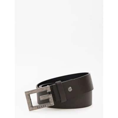 Ανδρική Ζώνη GUESS BM7633LEA35 ADJUSTABLE BELT Καφέ