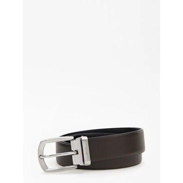 Ανδρική Ζώνη GUESS BM7637LEA35 Μαύρο - Image 1