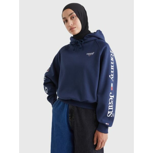 ΓΥΝΑΙΚΕΙΟ ΦΟΥΤΕΡ TOMMY JEANS ΜΠΛΕ  DW0DW14340 C87 - Image 4