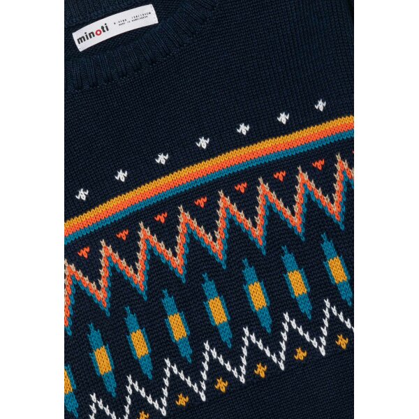 Παιδικό Πλεχτό  για Αγόρι Μπλέ Minoti DOORS4 - Image 4