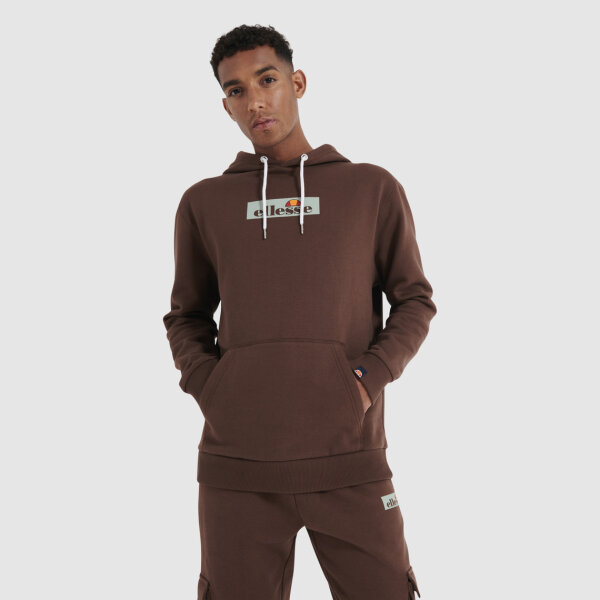 ELLESSE_MAIN_RANGE_AW22Q3_MENS_SHP15779_CRESTIDA_HOODY_BROWN_ECOMM_A_1140x1140 Ανδρική Φούτερ ELLESSE SHP15779 CRESTIDA OH Καφέ - Image 1
