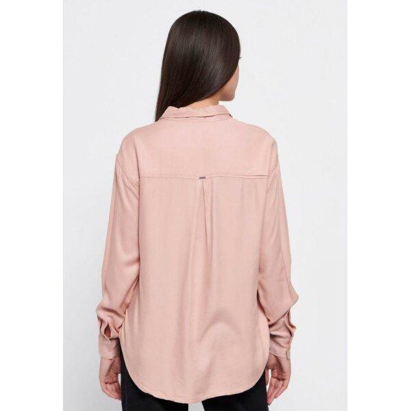 FBL006-100-05_PINK_4 Γυναικείο μονόχρωμο πουκάμισο Ροζ FBL006-100-05 - Image 4