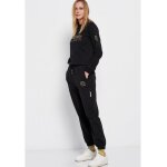 Παντελόνι φόρμας με τύπωμα Μαύρο Funky Buddha FBL006-105-02 - Image 5