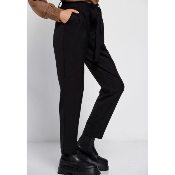 Casual παντελόνι με ελαστική μέση Μαύρο Funky Buddha FBL006-119-02 - Image 3