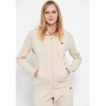 Ζακέτα φούτερ με κεντημένο logo Μπεζ Funky Buddha FBL006-131-06