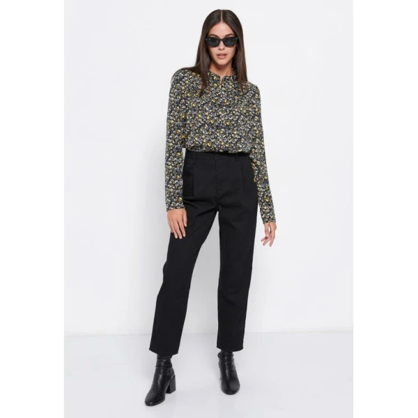 Baggy fit τζιν παντελόνι Μαύρο Funky Buddha FBL006-176-02 - Image 2