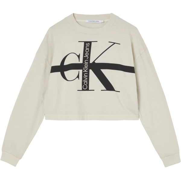 J20J219798ACF_F ΜΠΛΟΥΖΑ ΓΥΝΑΙΚΕΙΑ LONG SLEEVES TEE CALVIN KLEIN J20J219798-ACF - Image 1