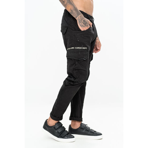 Ανδρικό Παντελόνι COSI CARGO MATTEO Μαύρο - Image 6