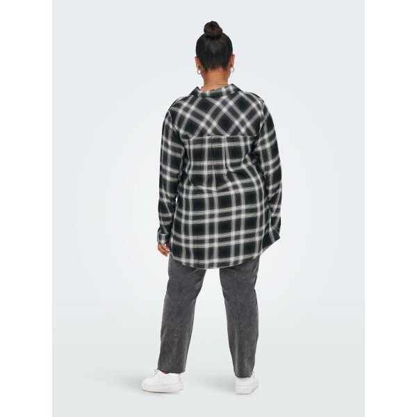 ΠΟΥΚΑΜΙΣΟ ΓΥΝΑΙΚΕΙΟ ΚΑΡΟ ΜΑΥΡΟ ΜΑΚΡΥ PLUS SIZE ONLY CARMAKOMA 15238190 - Image 3