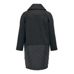 ΠΑΛΤΟ ΓΥΝΑΙΚΕΙΟ ΜΑΥΡΟ ΜΑΚΡΥ PLUS SIZE ONLY CARMAKOMA CARADDISON LIFE QUILT MIX LONG COAT OTW 15269268 - Image 2