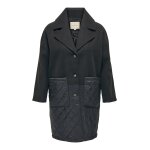 ΠΑΛΤΟ ΓΥΝΑΙΚΕΙΟ ΜΑΥΡΟ ΜΑΚΡΥ PLUS SIZE ONLY CARMAKOMA CARADDISON LIFE QUILT MIX LONG COAT OTW 15269268 - Image 7