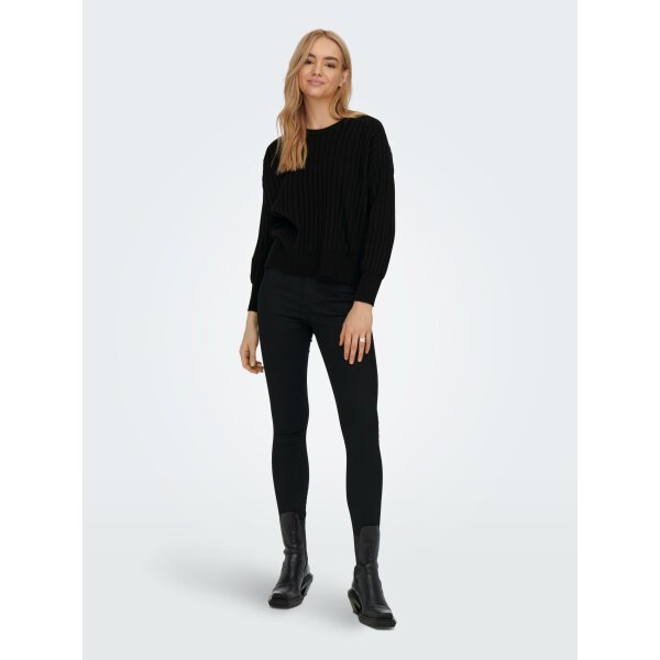 ΓΥΝΑΙΚΕΙΑ ΜΠΛΟΥΖΑ ΠΛΕΧΤΗ ΜΑΥΡΟ ONLY 15268804 - Image 5