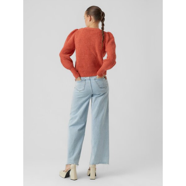 VERO-MODA_AutumnWinter_4083322_10271233_3 Γυναικεία Ζακέτα Πορτοκαλί VERO MODA 10271233 - Image 3
