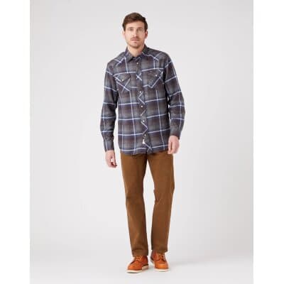 Ανδρικό Παντελόνι  WRANGLER TEXAS W12193248 Καφέ