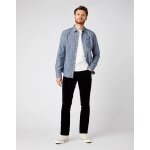 Ανδρικό Παντελόνι κοτλέ WRANGLER TEXAS SLIM W12SEC100 Μαύρο