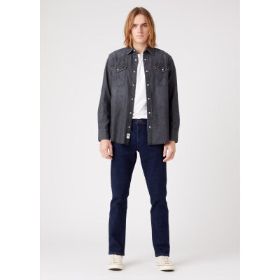 Ανδρικό Παντελόνι Τζιν WRANGLER GREENSBORO W15QQ821U Μπλέ Σκούρο