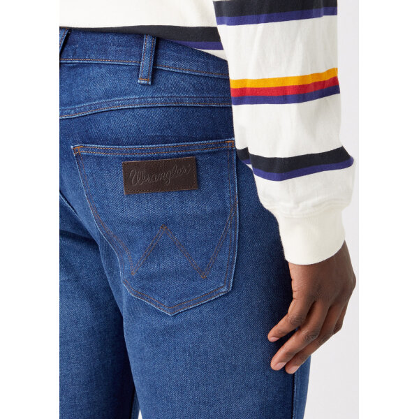 W15QU822O_4M4 Ανδρικό Παντελόνι Τζιν WRANGLER GREENSBORO W15QU822O Μπλέ Ανοιχτό - Image 4