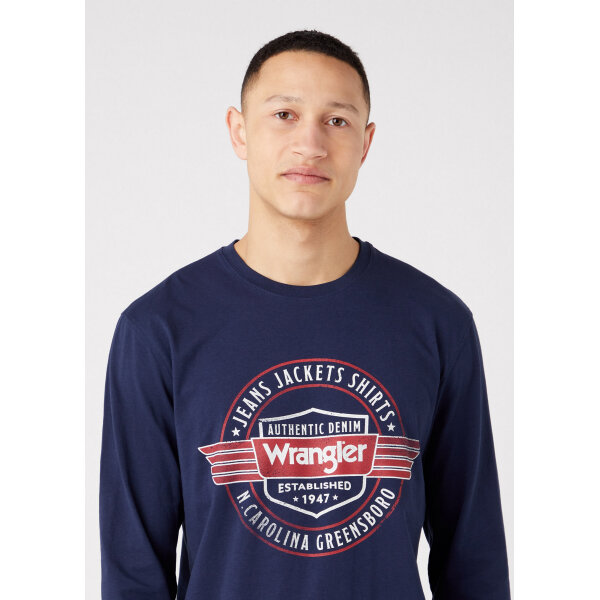 Ανδρική Μπλούζα WRANGLER AMERICANA W70QD3114 Μπλέ - Image 5