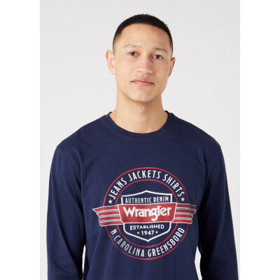 Ανδρική Μπλούζα WRANGLER AMERICANA W70QD3114 Μπλέ