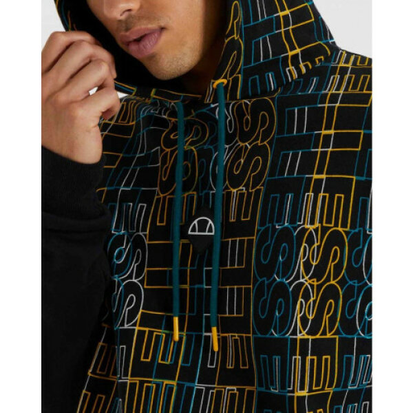 Ανδρική Φούτερ ELLESSE SHP15968 ELYSIO Μαύρο - Image 4