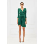 PRIAM DRESS Μίνι φόρεμα λοξό Πράσινο MIND MATTER - Image 2