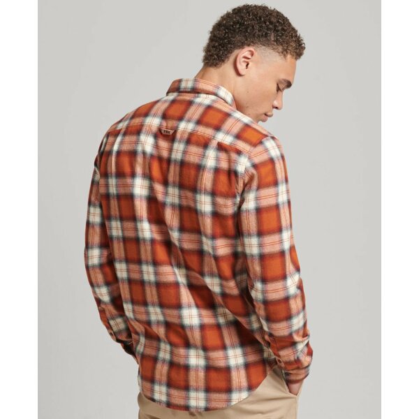 Ανδρικό Πουκάμισο SUPERDRY VINTAGE LAMBERJACK SHIRT M4010559A Πορτοκαλί - Image 4