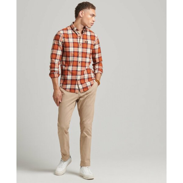 Ανδρικό Πουκάμισο SUPERDRY VINTAGE LAMBERJACK SHIRT M4010559A Πορτοκαλί - Image 7