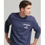 Ανδρική Φούτερ SUPERDRY VINTAGE CORP LOGO MARL CREW M2011832A Μπλέ