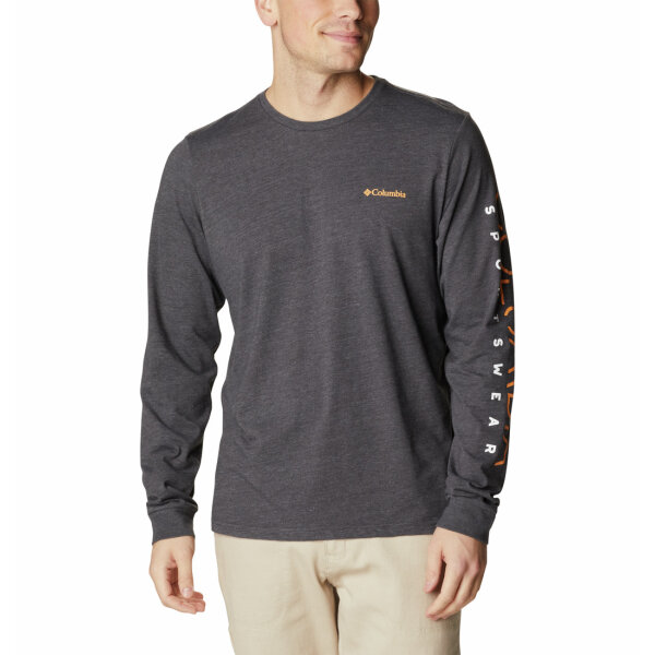 Ανδρική Μπλούζα COLUMBIA BASIC LOGO 2013561 Γκρί - Image 1