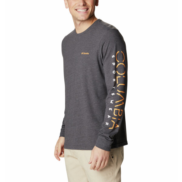 Ανδρική Μπλούζα COLUMBIA BASIC LOGO 2013561 Γκρί - Image 5