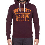 Ανδρική Φούτερ SUPERDRY M20045PP APPLIQUE OVERHEAD Μπορντώ