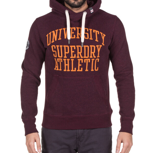 210309410030-22 Ανδρική Φούτερ SUPERDRY M20045PP APPLIQUE OVERHEAD Μπορντώ - Image 1