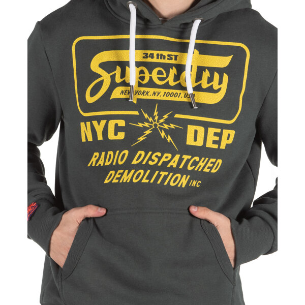 210309410062-27-2 Ανδρική Φούτερ SUPERDRY M2000006B DEMOLITION Πράσινο - Image 3