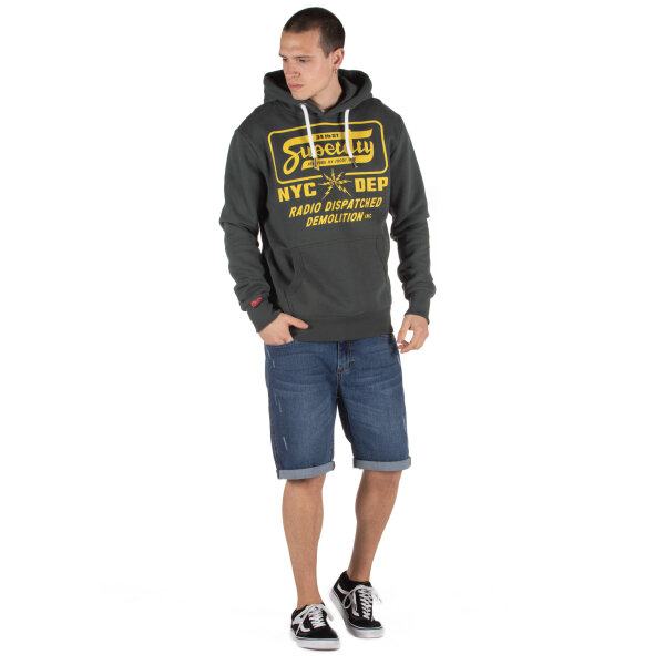 210309410062-27-3 Ανδρική Φούτερ SUPERDRY M2000006B DEMOLITION Πράσινο - Image 4