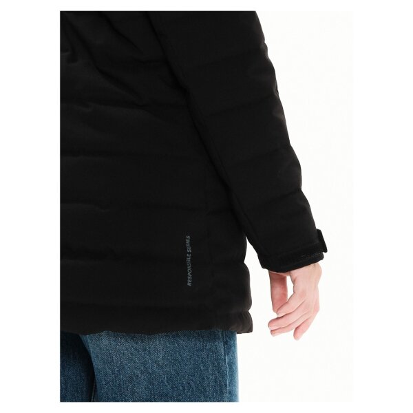 Γυναικείο Μπουφάν με Κουκούλα Emerson Μαύρο 222.EW10.92 - Image 4