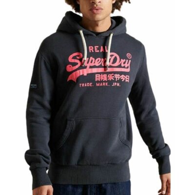 Ανδρική Φούτερ SUPERDRY M2011394A VL AC HOOD Ανθρακί