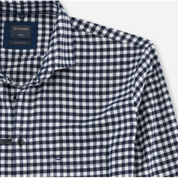 Ανδρικό Πουκάμισο OLYMP CASUAL MODERN FIT 40502418 Μπλέ - Image 2