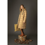 BISTON ΓΥΝΑΙΚΕΙΟ ΜΑΚΡΥ ΜΠΟΥΦΑΝ 48-101-088 DARK BEIGE