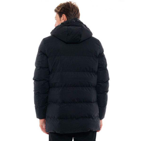 48-201-026#010#3 Ανδρικό Μπουφάν BISTON PARKA 48-201-026 Μαύρο - Image 3