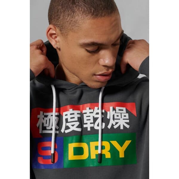 595962_3 Ανδρική Φούτερ SUPERDRY M2010448A STARBOARD Γκρί - Image 5