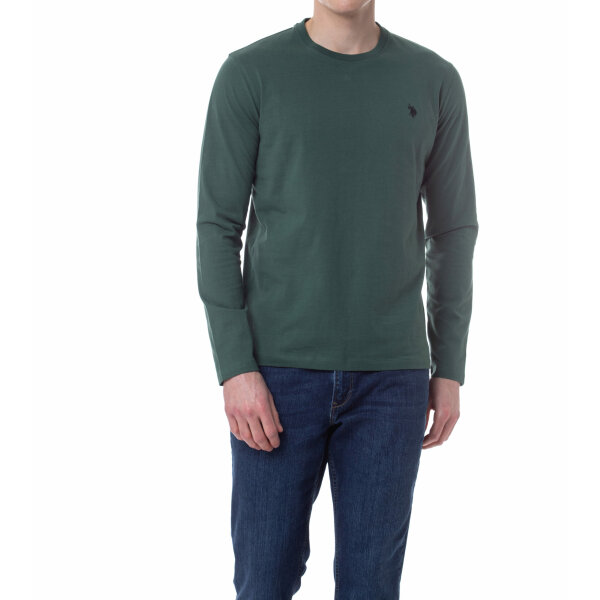 63148 Ανδρική Μπλούζα U.S.POLO ASSN 1686314834502 Πράσινο - Image 1