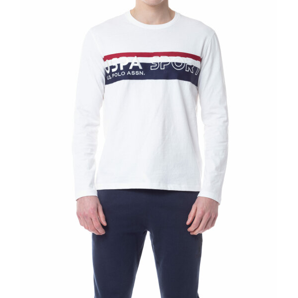 63209 Ανδρική Μπλούζα U.S.POLO ASSN 1686320934502 Λευκό - Image 1