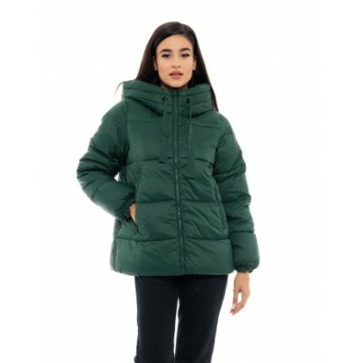 Biston fashion γυναικείο κοντό μπουφάν πράσινο 48-101-070