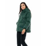 Biston fashion γυναικείο κοντό μπουφάν πράσινο 48-101-070 - Image 3