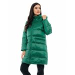 Biston fashion γυναικείο μακρύ μπουφάν πράσινο 48-101-020 - Image 3