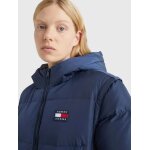 ΜΠΟΥΦΑΝ ΚΑΙ ΓΙΛΕΚΟ 2 ΣΕ 1 ΜΠΛΕ ΓΥΝΑΙΚΕΙΟ TOMMY JEANS DW0DW11843-C87 - Image 3