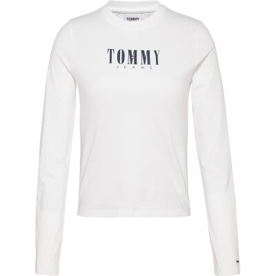 Γυναικεία Μπλούζα Logo Tommy JEANS Λευκή DW0DW14379 YBR
