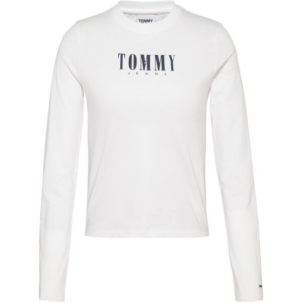 Γυναικεία Μπλούζα Logo Tommy JEANS Λευκή DW0DW14379 YBR - Emporio Shop